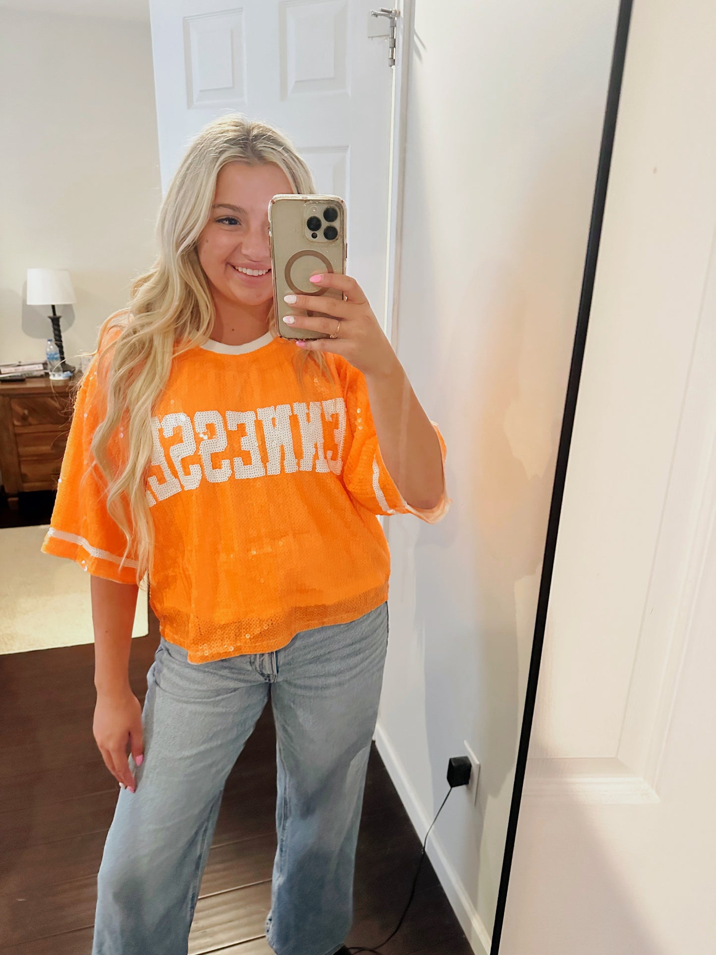 Tennessee Saturday Night Sequin Top
